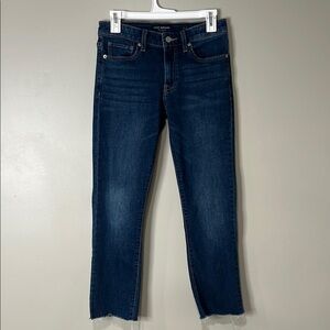 Lucky Brand Mid Rise Straight Sweet Jeans Dark Blue Jeans 2 / 26 R